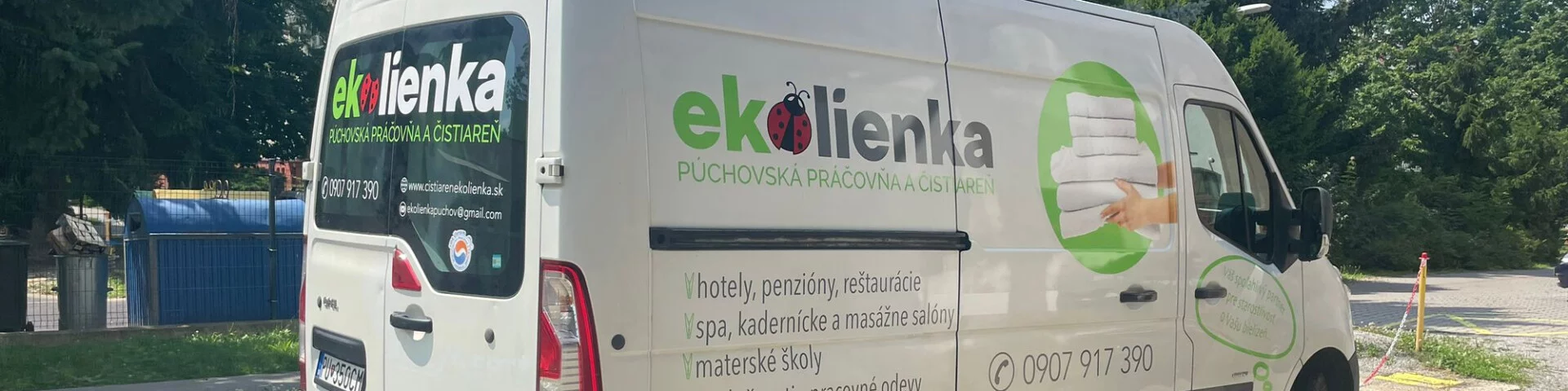 Čistiareň Ekolienka Púchov - vlastná doprava